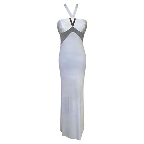 vintage versace white dress|vintage Versace dress for sale.